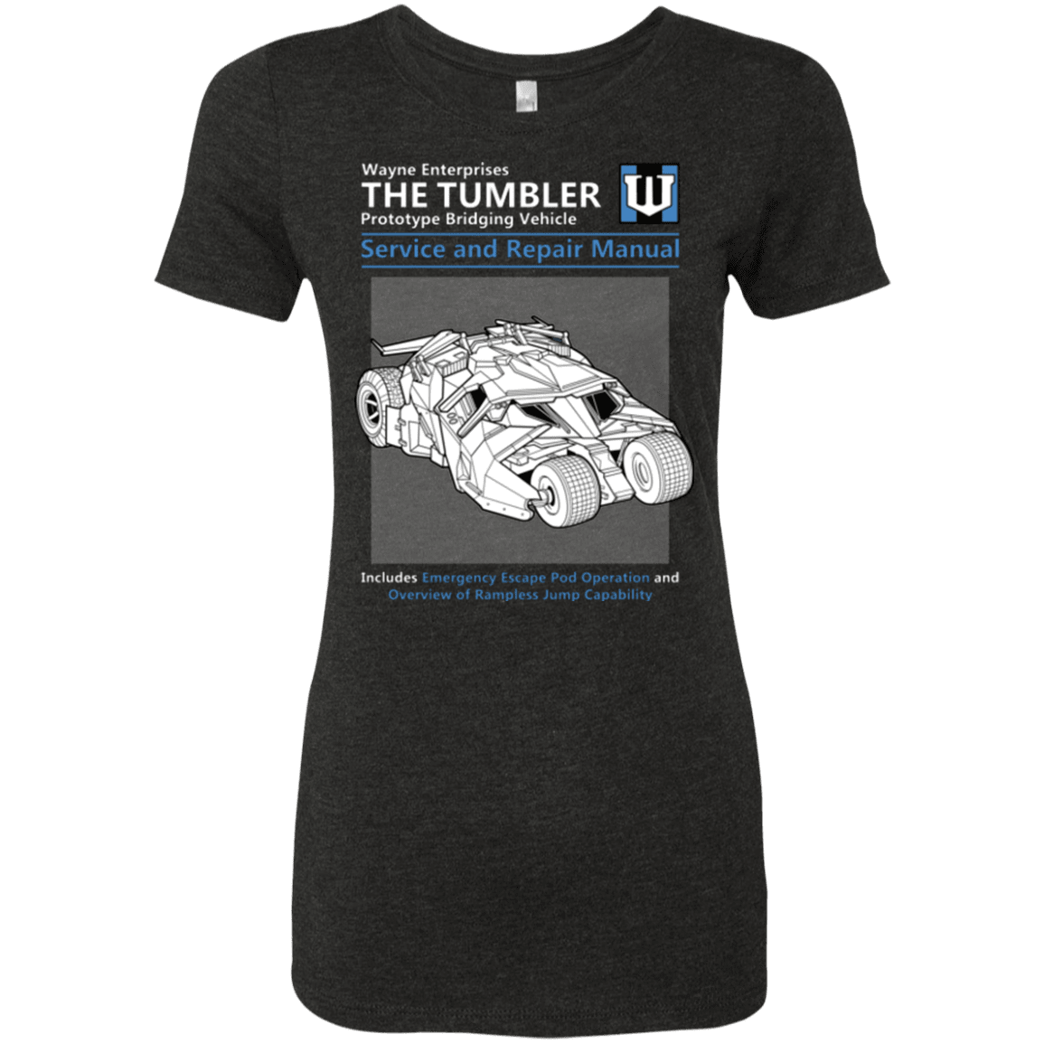 T-Shirts Vintage Black / Small TUMBLER SERVICE AND REPAIR MANUAL Women's Triblend T-Shirt