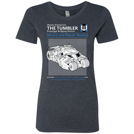 T-Shirts Vintage Navy / Small TUMBLER SERVICE AND REPAIR MANUAL Women's Triblend T-Shirt
