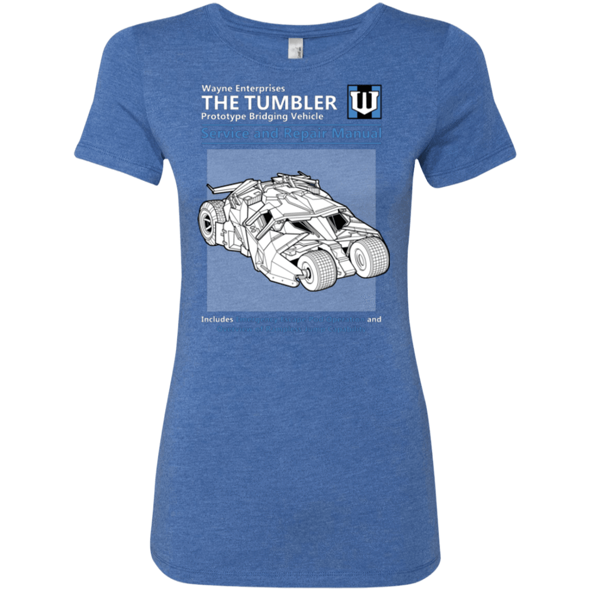 T-Shirts Vintage Royal / Small TUMBLER SERVICE AND REPAIR MANUAL Women's Triblend T-Shirt