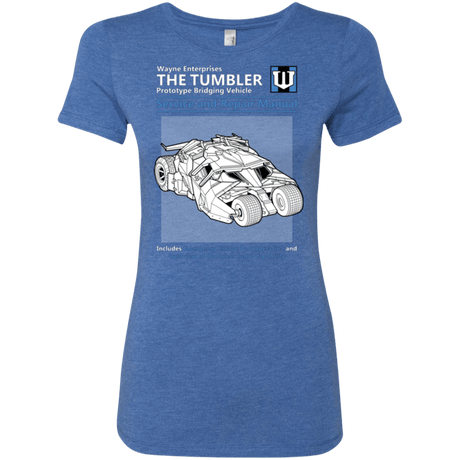 T-Shirts Vintage Royal / Small TUMBLER SERVICE AND REPAIR MANUAL Women's Triblend T-Shirt