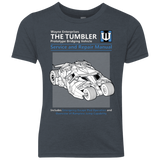 T-Shirts Vintage Navy / YXS TUMBLER SERVICE AND REPAIR MANUAL Youth Triblend T-Shirt