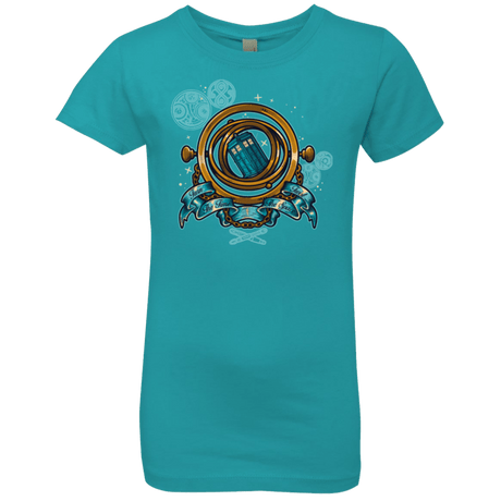 T-Shirts Tahiti Blue / YXS TURN THE TIME TWIST THE SPACE Girls Premium T-Shirt