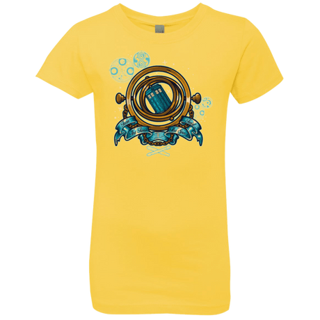 T-Shirts Vibrant Yellow / YXS TURN THE TIME TWIST THE SPACE Girls Premium T-Shirt