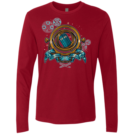 T-Shirts Cardinal / Small TURN THE TIME TWIST THE SPACE Men's Premium Long Sleeve