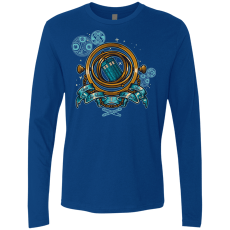 T-Shirts Royal / Small TURN THE TIME TWIST THE SPACE Men's Premium Long Sleeve