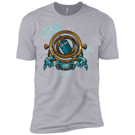T-Shirts Heather Grey / X-Small TURN THE TIME TWIST THE SPACE Men's Premium T-Shirt