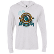 T-Shirts Heather White / X-Small TURN THE TIME TWIST THE SPACE Triblend Long Sleeve Hoodie Tee