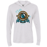 T-Shirts Heather White / X-Small TURN THE TIME TWIST THE SPACE Triblend Long Sleeve Hoodie Tee