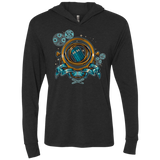 T-Shirts Vintage Black / X-Small TURN THE TIME TWIST THE SPACE Triblend Long Sleeve Hoodie Tee