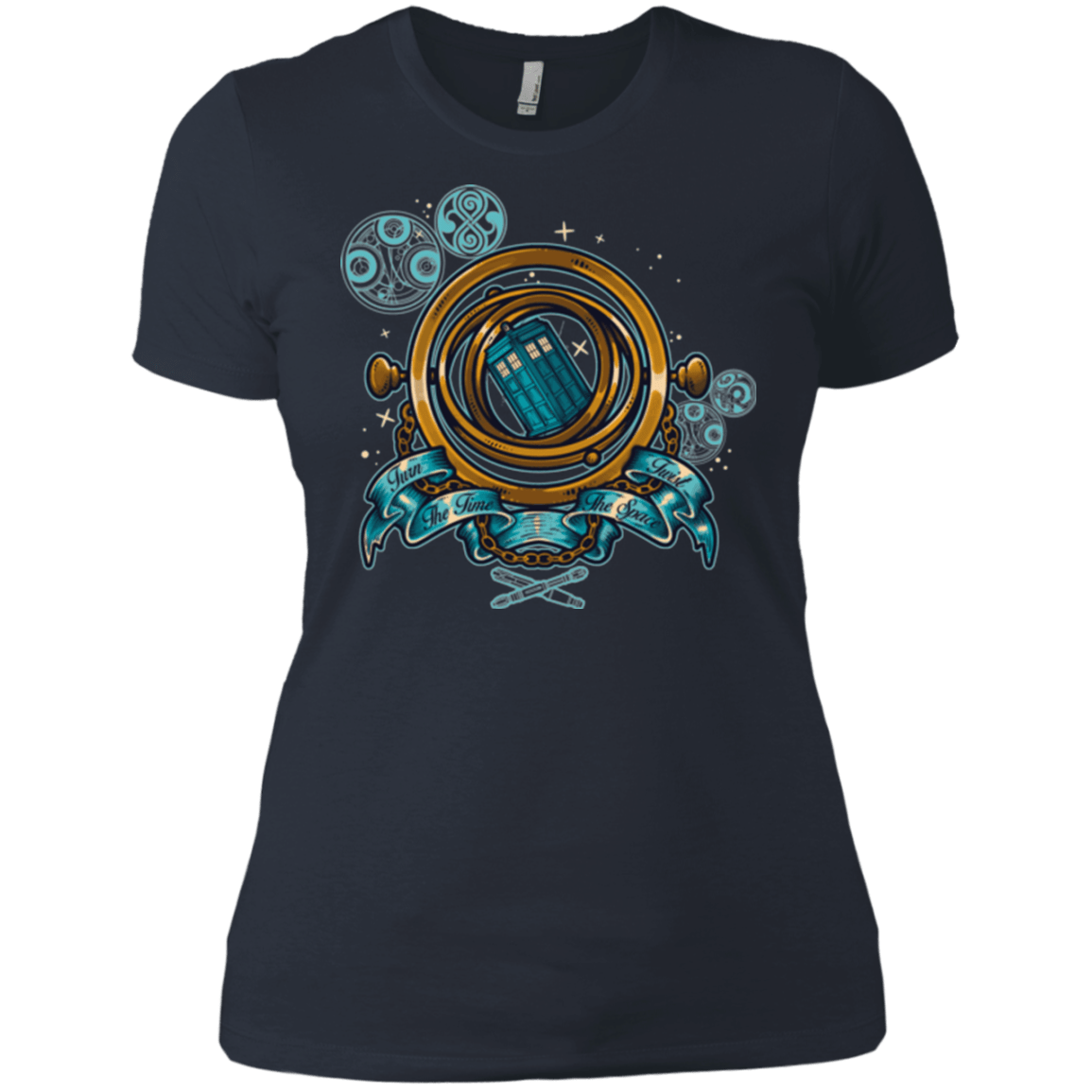 T-Shirts Indigo / X-Small TURN THE TIME TWIST THE SPACE Women's Premium T-Shirt