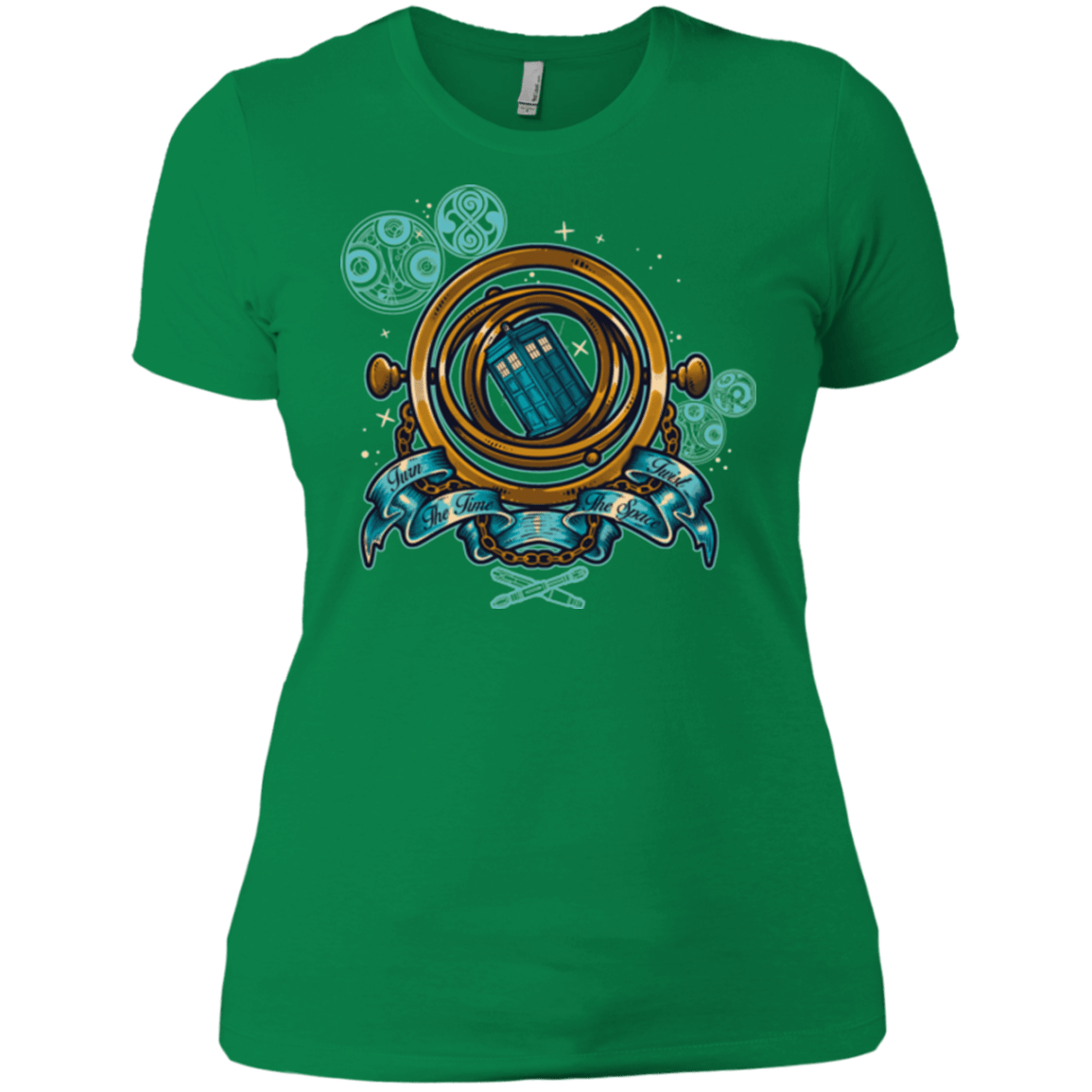 T-Shirts Kelly Green / X-Small TURN THE TIME TWIST THE SPACE Women's Premium T-Shirt