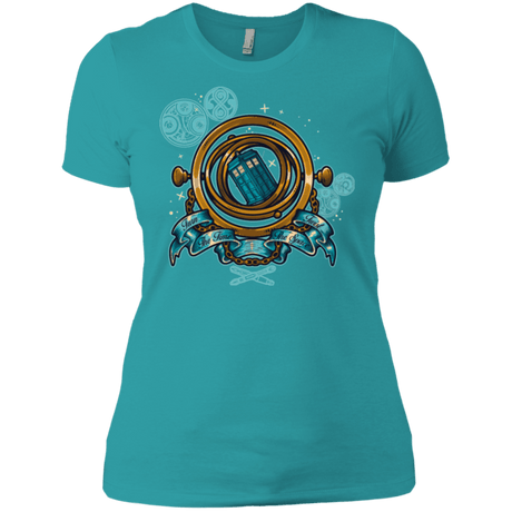 T-Shirts Tahiti Blue / X-Small TURN THE TIME TWIST THE SPACE Women's Premium T-Shirt