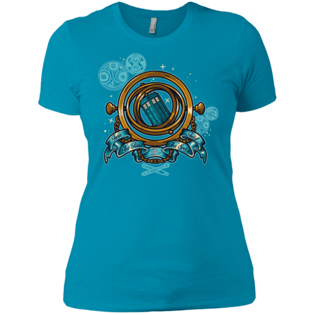 T-Shirts Turquoise / X-Small TURN THE TIME TWIST THE SPACE Women's Premium T-Shirt