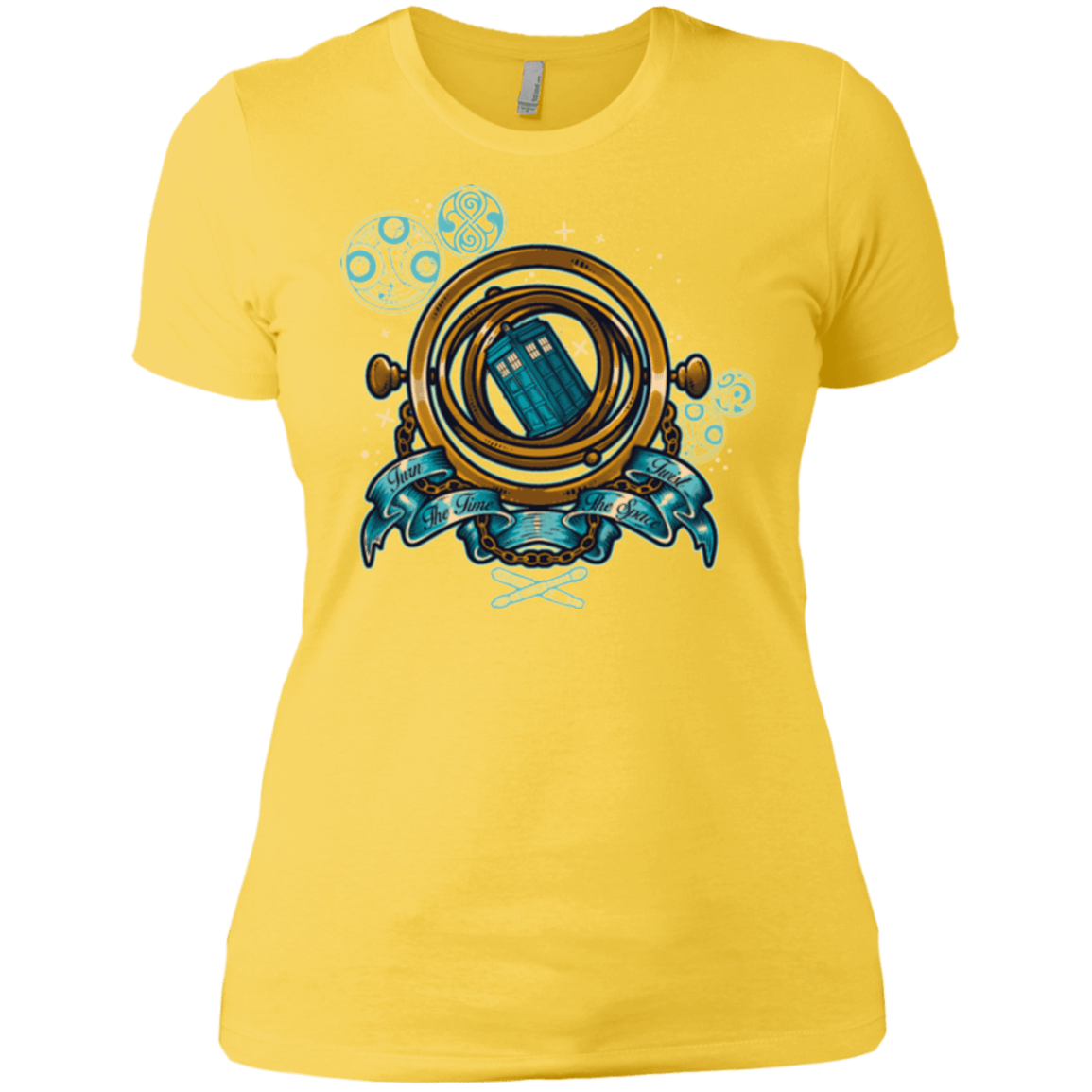 T-Shirts Vibrant Yellow / X-Small TURN THE TIME TWIST THE SPACE Women's Premium T-Shirt