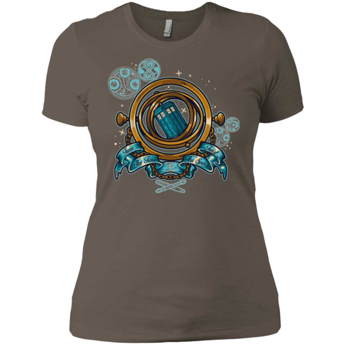 T-Shirts Warm Grey / X-Small TURN THE TIME TWIST THE SPACE Women's Premium T-Shirt