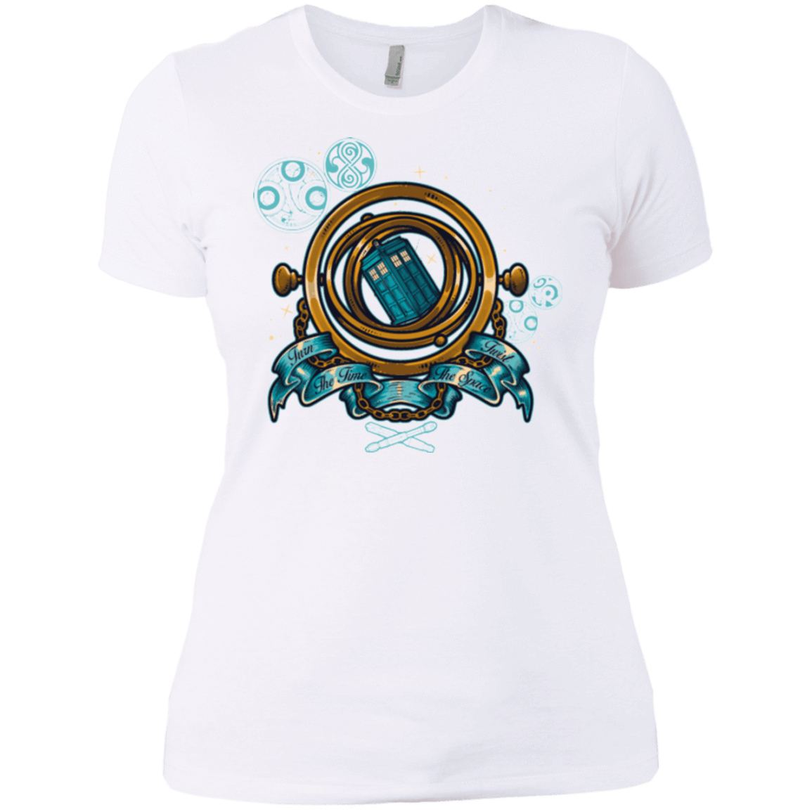 T-Shirts White / X-Small TURN THE TIME TWIST THE SPACE Women's Premium T-Shirt