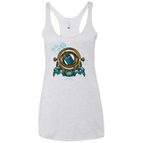 T-Shirts Heather White / X-Small TURN THE TIME TWIST THE SPACE Women's Triblend Racerback Tank