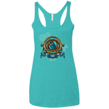 T-Shirts Tahiti Blue / X-Small TURN THE TIME TWIST THE SPACE Women's Triblend Racerback Tank