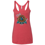 T-Shirts Vintage Red / X-Small TURN THE TIME TWIST THE SPACE Women's Triblend Racerback Tank