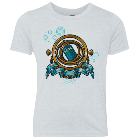 T-Shirts Heather White / YXS TURN THE TIME TWIST THE SPACE Youth Triblend T-Shirt