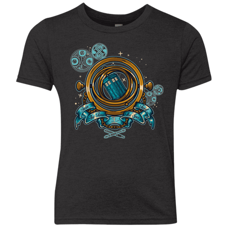T-Shirts Vintage Black / YXS TURN THE TIME TWIST THE SPACE Youth Triblend T-Shirt