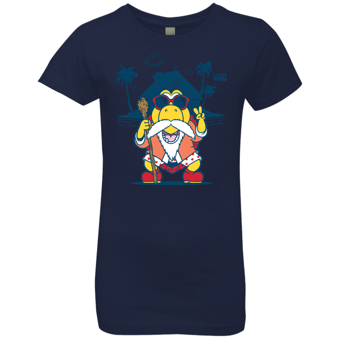 T-Shirts Midnight Navy / YXS TURTLE HERMIT Girls Premium T-Shirt