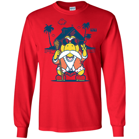 T-Shirts Red / S TURTLE HERMIT Men's Long Sleeve T-Shirt