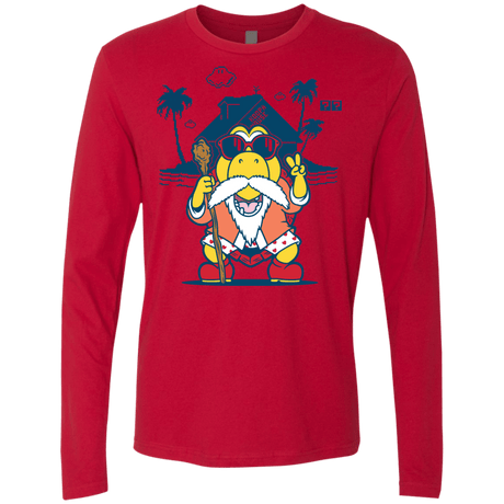 T-Shirts Red / S TURTLE HERMIT Men's Premium Long Sleeve