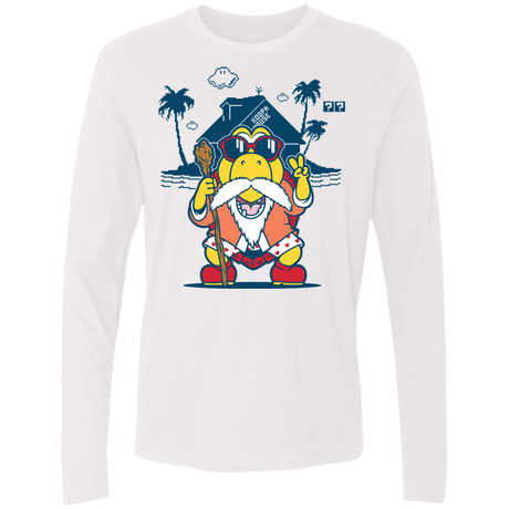 T-Shirts White / S TURTLE HERMIT Men's Premium Long Sleeve