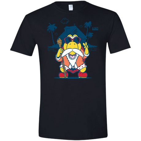 T-Shirts Black / X-Small TURTLE HERMIT Men's Semi-Fitted Softstyle