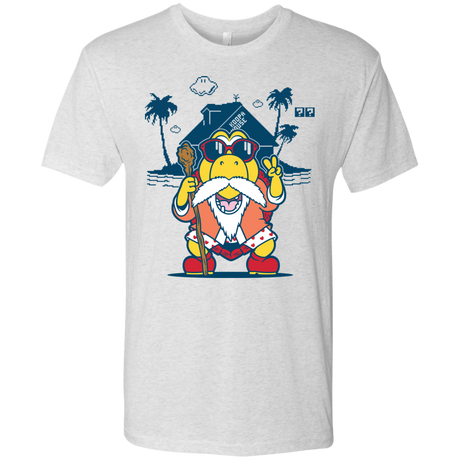 T-Shirts Heather White / S TURTLE HERMIT Men's Triblend T-Shirt