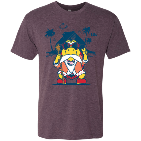 T-Shirts Vintage Purple / S TURTLE HERMIT Men's Triblend T-Shirt