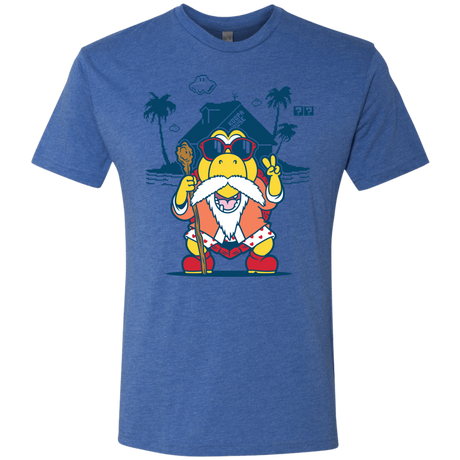 T-Shirts Vintage Royal / S TURTLE HERMIT Men's Triblend T-Shirt