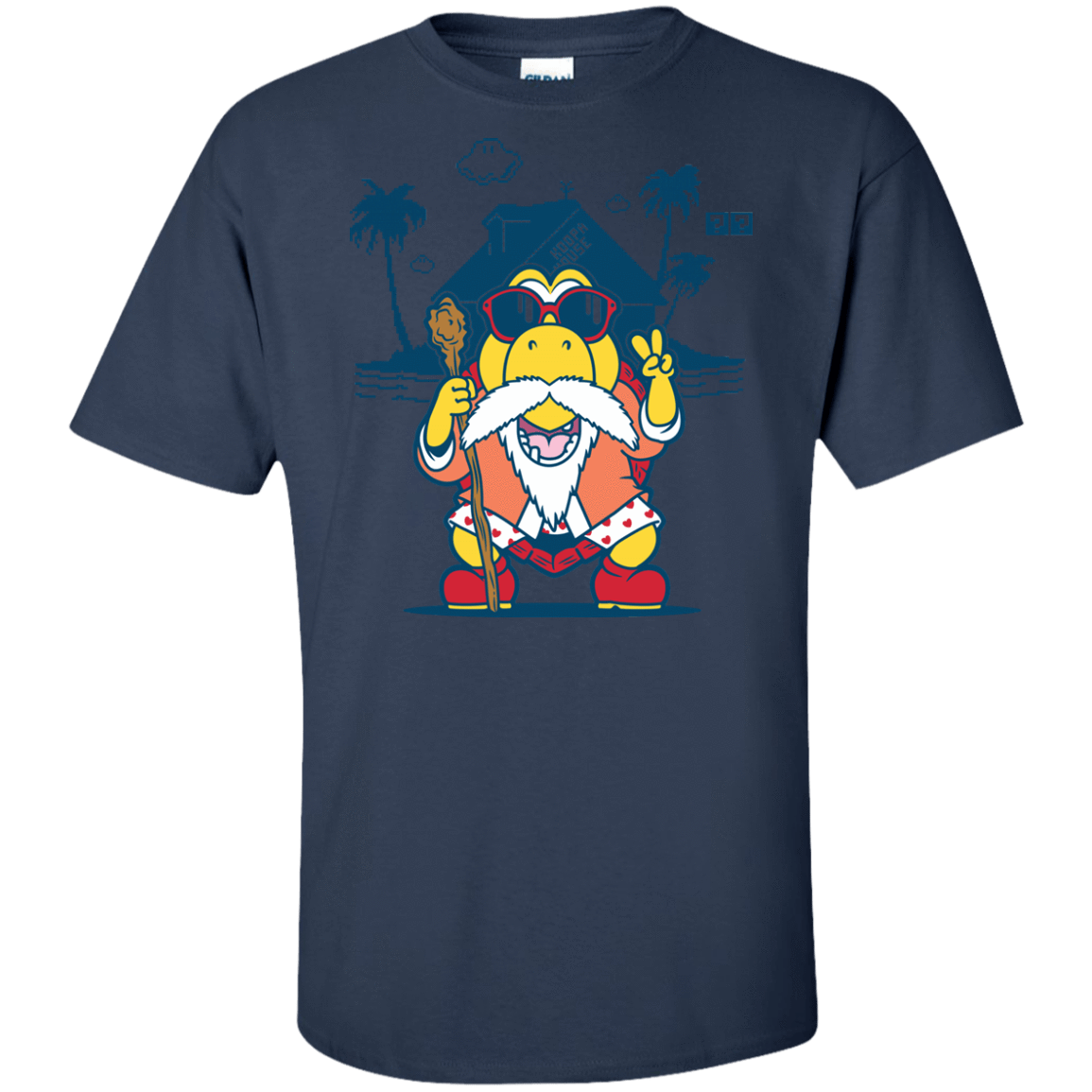 T-Shirts Navy / XLT TURTLE HERMIT Tall T-Shirt