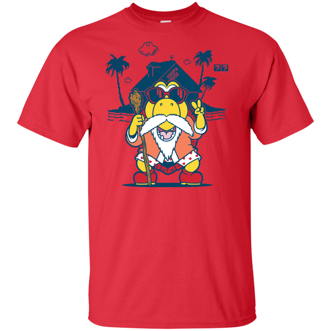 T-Shirts Red / XLT TURTLE HERMIT Tall T-Shirt