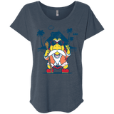 TURTLE HERMIT Triblend Dolman Sleeve