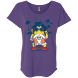 TURTLE HERMIT Triblend Dolman Sleeve