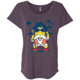 TURTLE HERMIT Triblend Dolman Sleeve