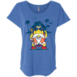 TURTLE HERMIT Triblend Dolman Sleeve