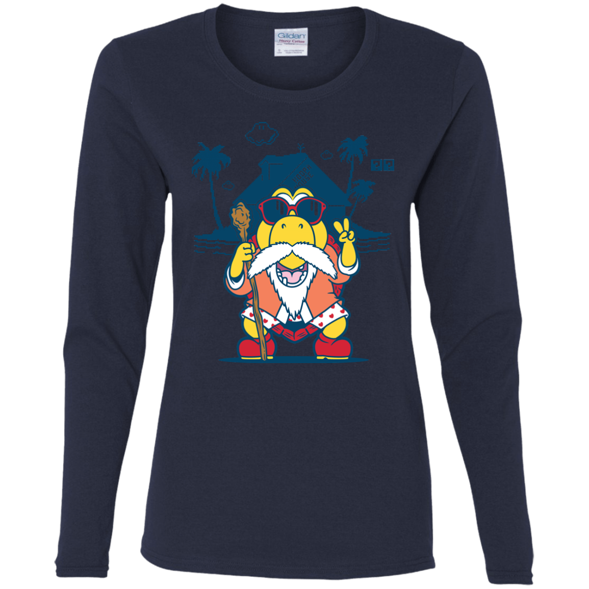 TURTLE HERMIT Women's Long Sleeve T-Shirt