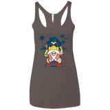 TURTLE HERMIT Women's Triblend Racerback Tank