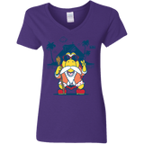 T-Shirts Purple / S TURTLE HERMIT Women's V-Neck T-Shirt