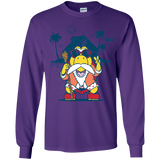 T-Shirts Purple / YS TURTLE HERMIT Youth Long Sleeve T-Shirt