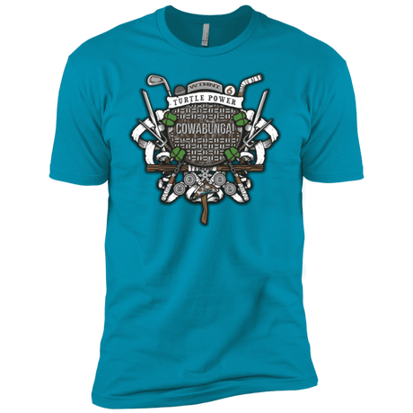 T-Shirts Turquoise / YXS Turtle Power! Boys Premium T-Shirt