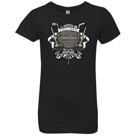 T-Shirts Black / YXS Turtle Power! Girls Premium T-Shirt