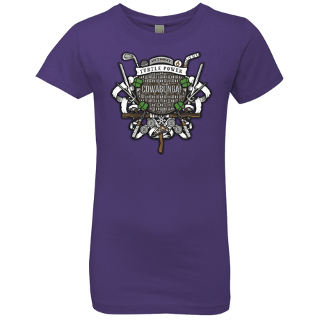 T-Shirts Purple Rush / YXS Turtle Power! Girls Premium T-Shirt