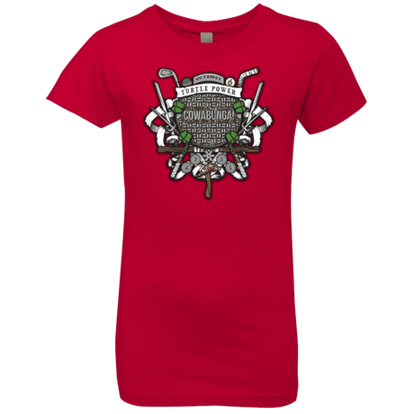 T-Shirts Red / YXS Turtle Power! Girls Premium T-Shirt