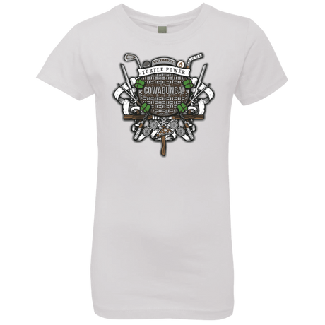 T-Shirts White / YXS Turtle Power! Girls Premium T-Shirt