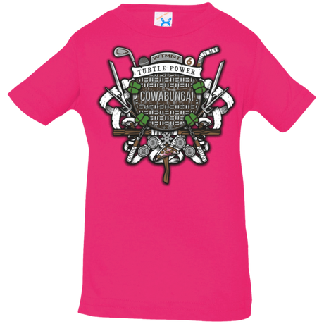 T-Shirts Hot Pink / 6 Months Turtle Power! Infant PremiumT-Shirt