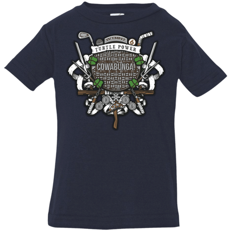 T-Shirts Navy / 6 Months Turtle Power! Infant PremiumT-Shirt
